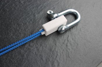 patent rope clip (printed colour: yellow)