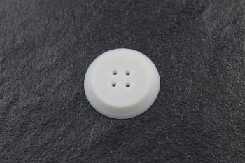 tapered round button 10 millimetre (printed colour: white)
