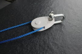 rope pulley 3 millimetre (printed colour: yellow)