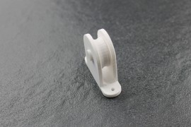 Stehblock 4 mm ausgedruckt - weiß