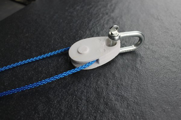 rope pulley 3 millimetre (printed colour: green)