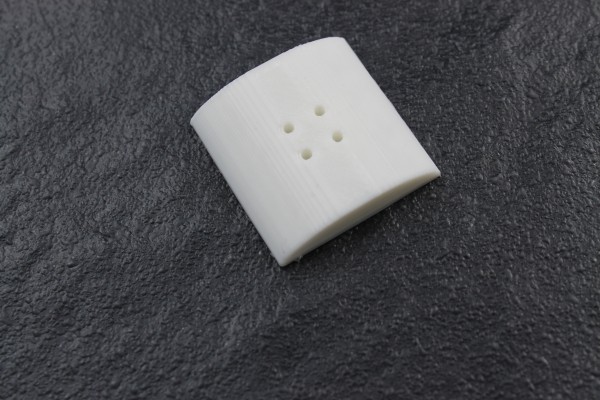 round roof button 20 millimetre (printed colour: yellow)