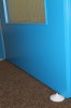 Türstopper rund ausgedruckt - blau