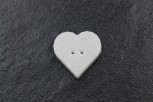 heart button 10 millimetre (printed colour: white)